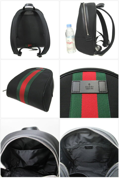 楽天市場】グッチ GUCCI リュック 630917 (ブラック) ナイロン 