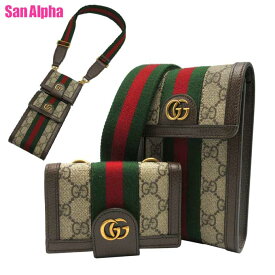 【1000円OFF 12/15 23:59迄】グッチ バッグ ショルダーバッグ GUCCI GG MARMONT GG SUPREME PHONE BAG GGマーモント GGスプリーム ウェビングライン カードケース付き フォンショルダー 斜め掛け 699173 96IWT 8745 (ベージュ系マルチ) ブティックライン メンズ 送料無料