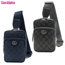 【1000円OFF 11/11 01:59迄】グッチ バッグ ショルダーバッグ GUCCI GG MARMONT GG SUPREME GGマーモント GGスプリーム ミニ ボディバッグ 752565 UULHK ブティックライン メンズ 送料無料