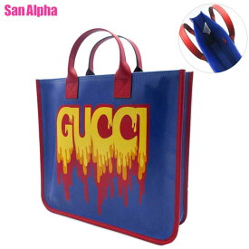 【1000円OFF 12/15 23:59迄】グッチ バッグ ハンドバッグ GUCCI ロゴ ジュニア トップハンドルバッグ 手下げ 550763 (ブルー系×レッド系) ブティックライン 子供用 大人兼用 送料無料