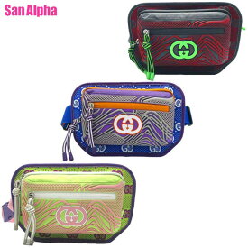 【1000円OFF 12/15 23:59迄】グッチ バッグ ショルダーバック GUCCI INTERLOCKING G インターロッキングG ナイロンジャージー ベルトバッグ スポーツ ウエストポーチ ボディバッグ 752102 FAB7U メンズ ブティックライン 送料無料