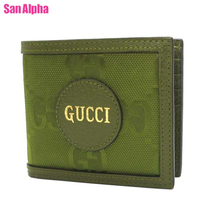 楽天市場】グッチ 財布 二つ折り財布(小銭入れ無) GUCCI オフ ザ  