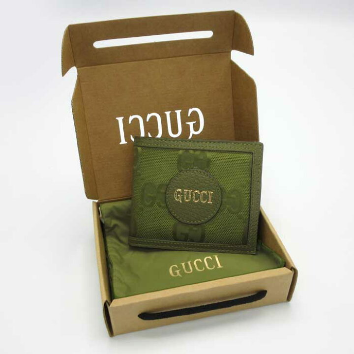 楽天市場】グッチ 財布 二つ折り財布(小銭入れ無) GUCCI オフ ザ  