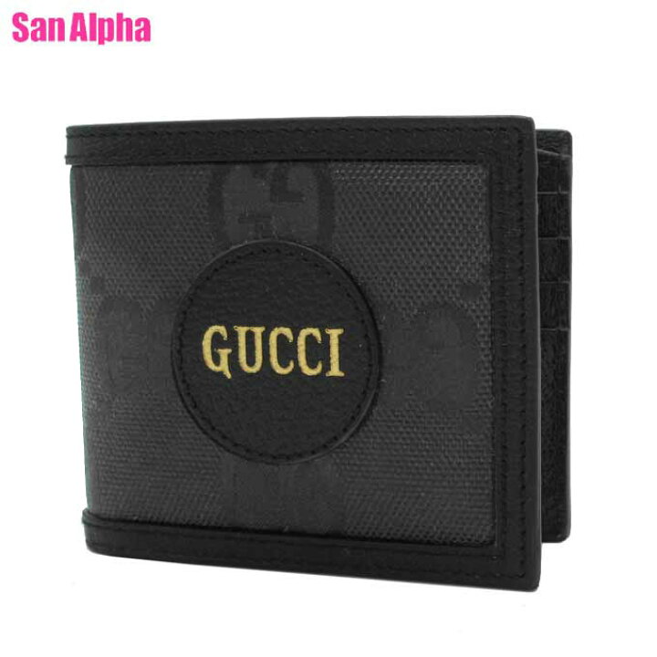 楽天市場】グッチ 財布 二つ折り財布(小銭入れ無) GUCCI オフ ザ  