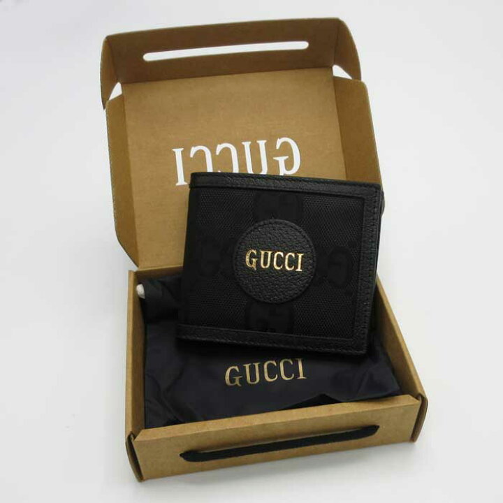 楽天市場】グッチ 財布 二つ折り財布(小銭入れ無) GUCCI オフ ザ  