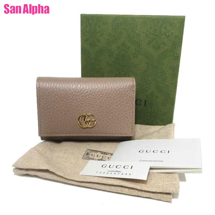 楽天市場】グッチ 財布 三つ折り財布(小銭入れあり) GUCCI レザー GG  