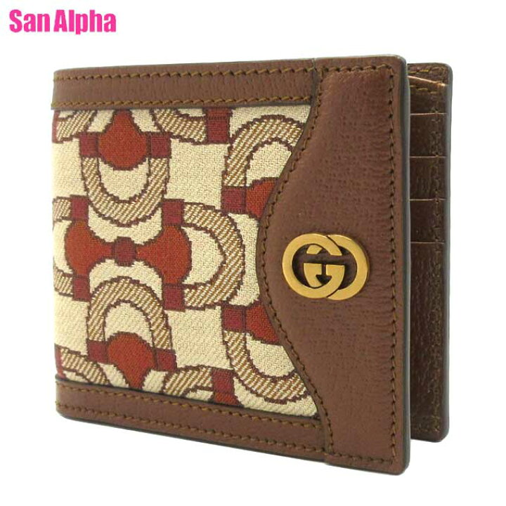 楽天市場】グッチ 財布 二つ折り財布 (小銭入れなし) GUCCI 