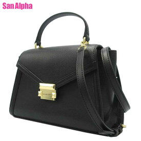 マイケルコース バッグ ハンドバッグ MICHAEL KORS WHITNEY レザー ミディアム サッチェル 2WAY 斜め掛け 35R4GWHS2L BLACK (ブラック) アウトレット レディース 送料無料