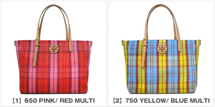 楽天市場】トリーバーチ バッグ トートバッグ TORY BURCH チェック柄  