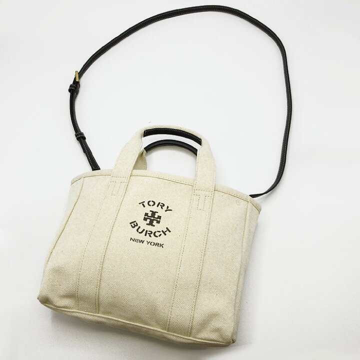 楽天市場】トリーバーチ トートバッグ TORY BURCH キャンバス スモール 