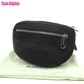 【1000円OFF 6/11 01:59迄】バーバリー バッグ ショルダーバッグ BURBERRY キャノン ナイロン ミニ ウエストポーチ ボディバッグ ベルトバッグ 8052887 BLACK (ブラック) アウトレット メンズ 送料無料