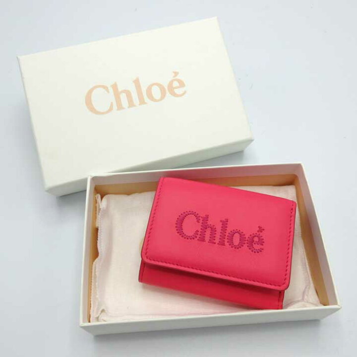 楽天市場】クロエ 財布 三つ折り財布 Chloe ミニ トリフォールド  