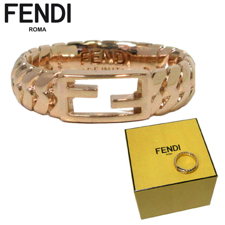 楽天市場】フェンディ アクセサリー 指輪 FENDI ロゴ バゲット リング 