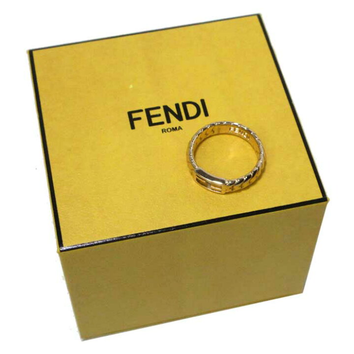 楽天市場】フェンディ アクセサリー 指輪 FENDI ロゴ バゲット リング 