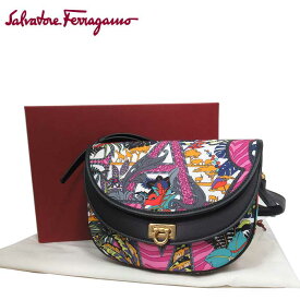 フェラガモ ショルダーバッグ Salvatore Ferragamo トラベル ナイロン 21H986 0079 0498 NERO(マルチカラー) レディース 送料無料