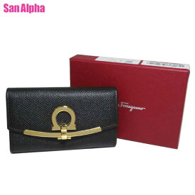 【1000円OFF 6/11 01:59迄】フェラガモ キーケース Salvatore Ferragamo ガンチーニ クリップ 22D151 0007 0010(ブラック) レディース 送料無料