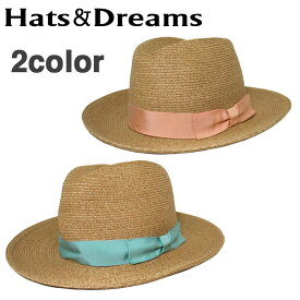 【10%OFF 4/21 09:59迄】ハットアンドドリームズ アパレル 帽子 HATS＆DREAMS ハット リボン HB9B213001 2色あり レディース 送料無料