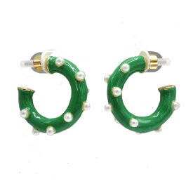 【1000円OFF 3/11 01:59迄】【ギフトBOX付き】ケイトスペード アクセサリー kate spade NEW YORK × TARGET パール ポルカドット フープピアス 251 10 レディース 送料無料