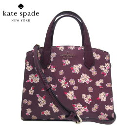 【1000円OFF 5/27 01:59迄】ケイトスペード バッグ ハンドバッグ kate spade ティンセル サフィアーノPVC フロステッド フローラル 2WAY サッチェル 斜めがけ K9339 600(ワイン系マルチ) kate spade アウトレット レディース 送料無料