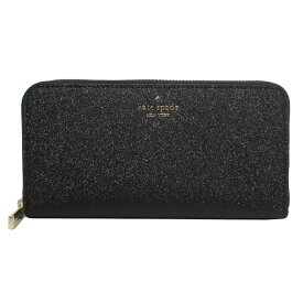 【1000円OFF 4/27 09:59迄】【ギフトBOX付き】 ケイトスペード 財布 長財布 kate spade グリマー ボックスド グリッター ミックスド マテリアル ラージ コンチネンタルウォレット ラウンドファスナー KE443 アウトレット レディース 送料無料