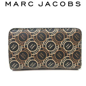 マークジェイコブス 財布 二つ折り財布(小銭入れあり) MARC JACOBS サークルロゴ PVC 中財布 S120M12FA22 002 BLACK MULTI (ブラックマルチ) レディース アウトレット 送料無料