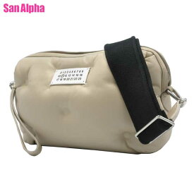 【1000円OFF 12/11 01:59迄】メゾンマルジェラ バッグ ショルダーバッグ Maison Margiela 11 GLAM SLAM ラムレザー キルティング調 カメラバッグ 2WAY 斜め掛け SB1WB0002 P4300 T2086 (ベージュ系) アウトレット レディース 送料無料