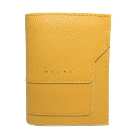 マルニ 財布 二つ折り財布(小銭入れあり) MARNI レザー コンパクトウォレット PFMOQ14U07 LV520 アウトレット レディース 送料無料