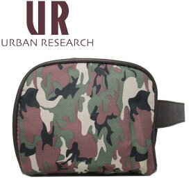 アーバンリサーチ ギフトレーベル ポーチ レディース メンズ HH UR111 迷彩柄 ハンドル付き マチあり URBAN RESEARCH THE GIFT LABEL 【メール便対応(ネコポス)】【ラッピング対象外】