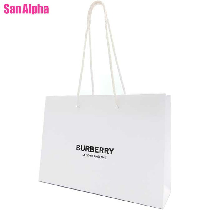 楽天市場】【単品購入可 / 同梱半額 】バーバリー BURBERRY 紙袋 横長 