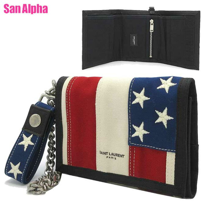 楽天市場】サン ローラン 財布 三つ折り財布 SAINT LAURENT PARIS  