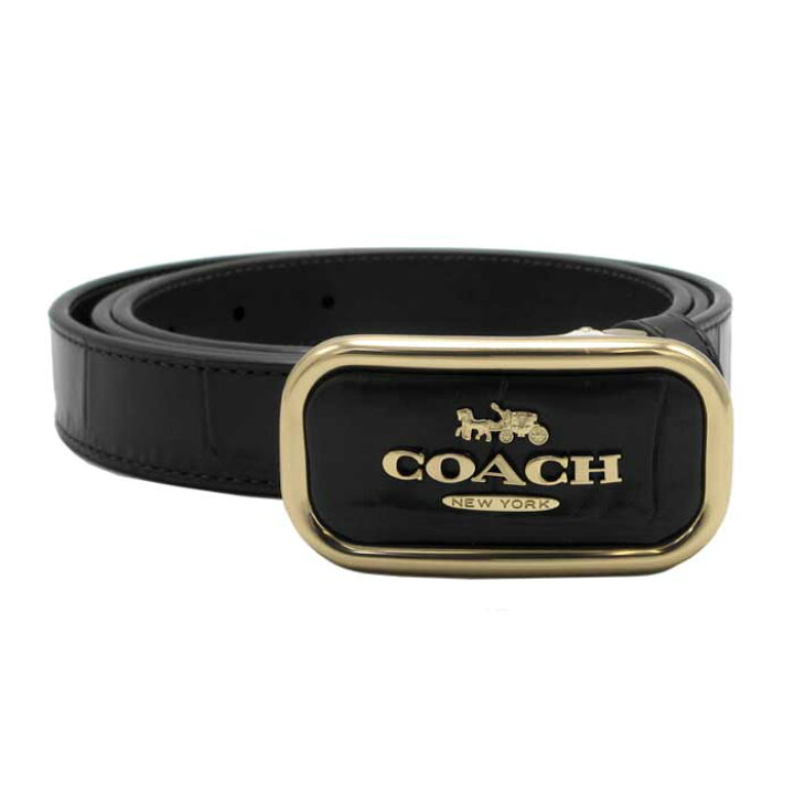楽天市場】コーチ ベルト COACH MORGAN レザー クロコ調 アンカー式  