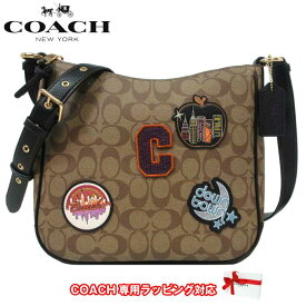 【1000円OFF 6/11 01:59迄】コーチ ショルダーバッグ COACH デカール シグネチャー パッチ エリーファイルバッグ 斜めがけ C6919 IME7V(カーキマルチ) アウトレット レディース 送料無料