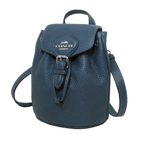 ●訳あり● コーチ リュック ショルダーバッグ COACH アメリア レザー コンバーチブル 2WAY バックパック ボディバッグ CL408 SV/DE(デニム) アウトレット レディース 送料無料