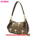 【1000円OFF 12/11 01:59迄】コーチ バッグ ショルダーバッグ COACH X PEANUTS TERI ピーナッツ スヌーピー シグネチャー プリント 2WAY 斜め掛け CBJ88 IMY3O (タン×ブラウン マルチ) コラボ商品 アウトレット レディース 送料無料