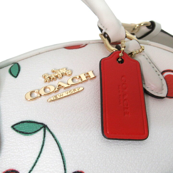 楽天市場】コーチ バッグ ハンドバッグ COACH ハート チェリー  