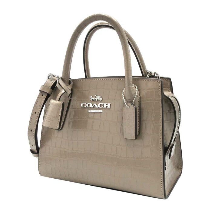 楽天市場】コーチ バッグ ハンドバッグ COACH アンドレア クロコ調 