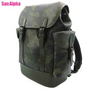 コーチ バッグ リュック COACH HITCH シグネチャー カモ プリント バックパック A4対応 CY764 XIF (シグネチャーカモフラージュ：グリーン系マルチ) アウトレット メンズ 送料無料 【ラッピング対象外】