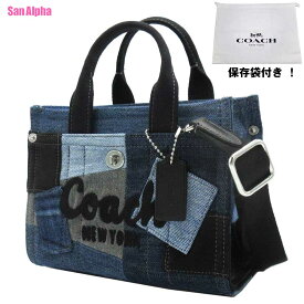 COACH コーチ バッグ トートバッグ レディース CARGO カーゴ ミニ デニム パッチワーク 刺繍ロゴ 2WAY ショルダーバッグ 斜めがけ CAO32 LHDEI デニムマルチ アウトレット