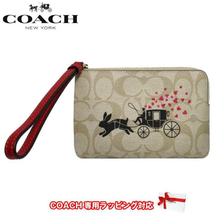 楽天市場】コーチ ポーチ COACH ルーナー ニュー イヤー コーナー 