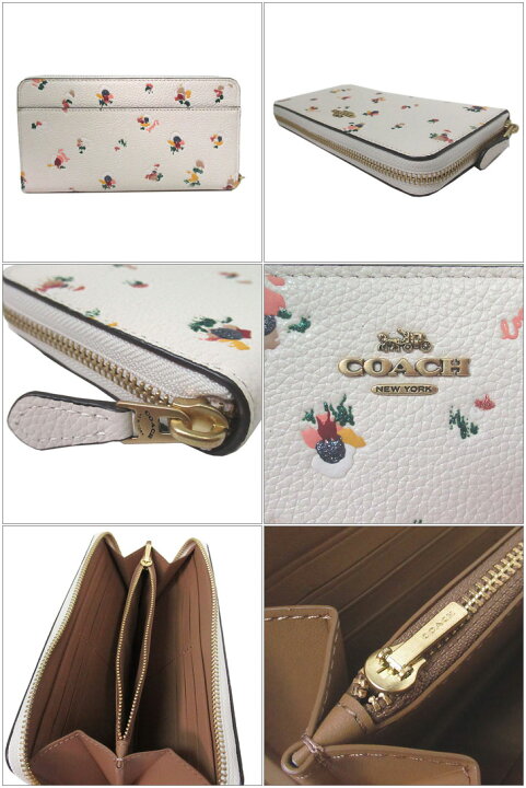 楽天市場】コーチ 財布 長財布 COACH フローラル プリント  
