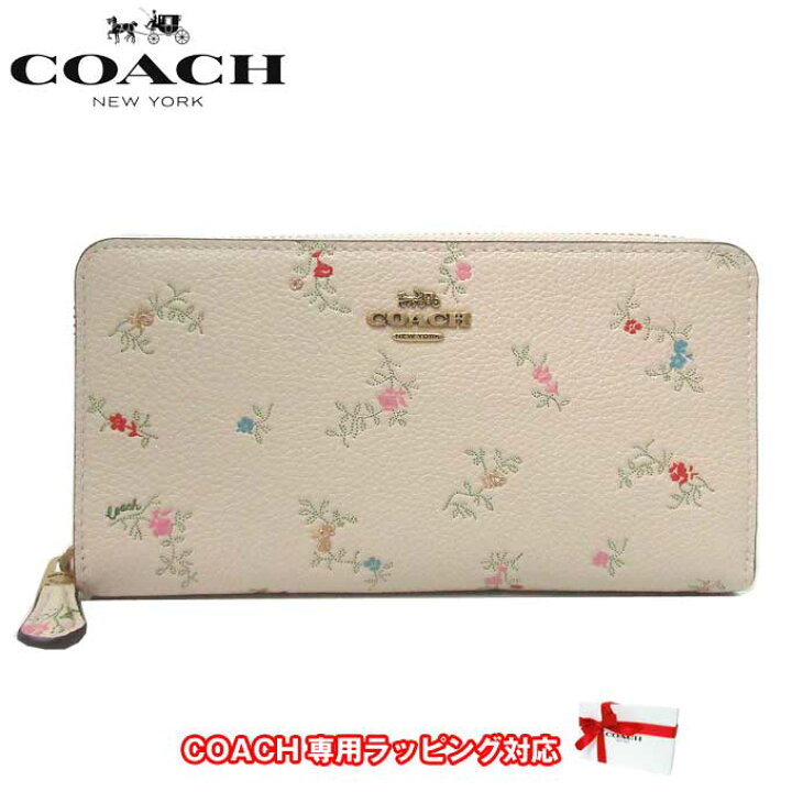 楽天市場】コーチ 財布 長財布 COACH アンティーク フローラル 