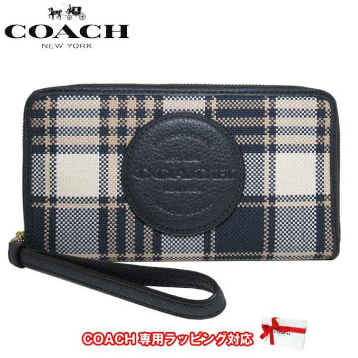 楽天市場】コーチ 長財布 レディース COACH C8680 IMF23 チェック柄 