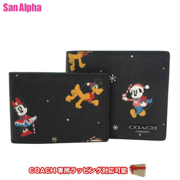 楽天市場】コーチ 財布 二つ折り財布 COACH X DISNEY コーチ  
