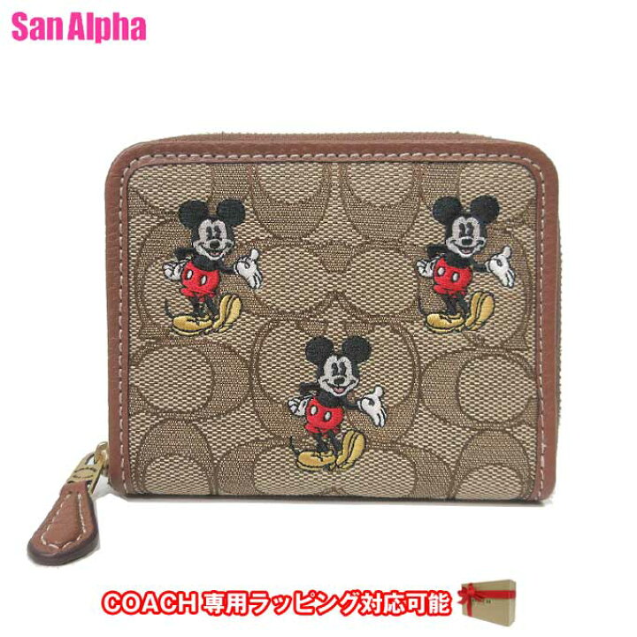 楽天市場】コーチ 財布 二つ折り財布 COACH X DISNEY コーチ  