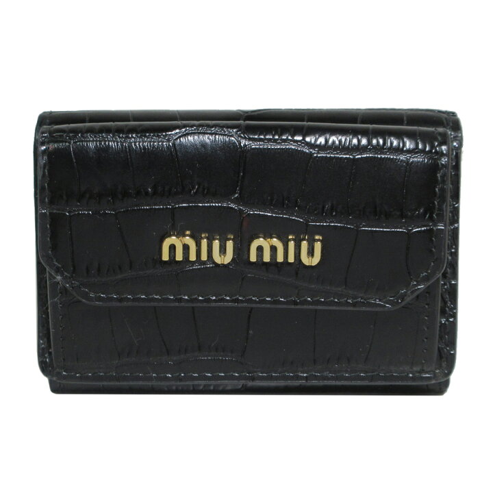 楽天市場】ミュウミュウ 財布 三つ折り財布(小銭入れあり) MIU MIU 