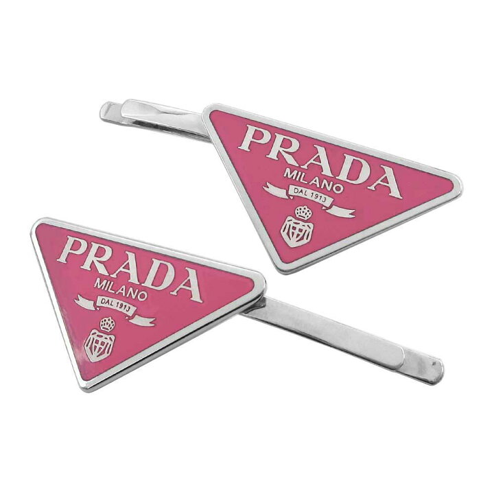 楽天市場】プラダ ヘアクリップ ヘアバレッタ PRADA FERMAGLI 