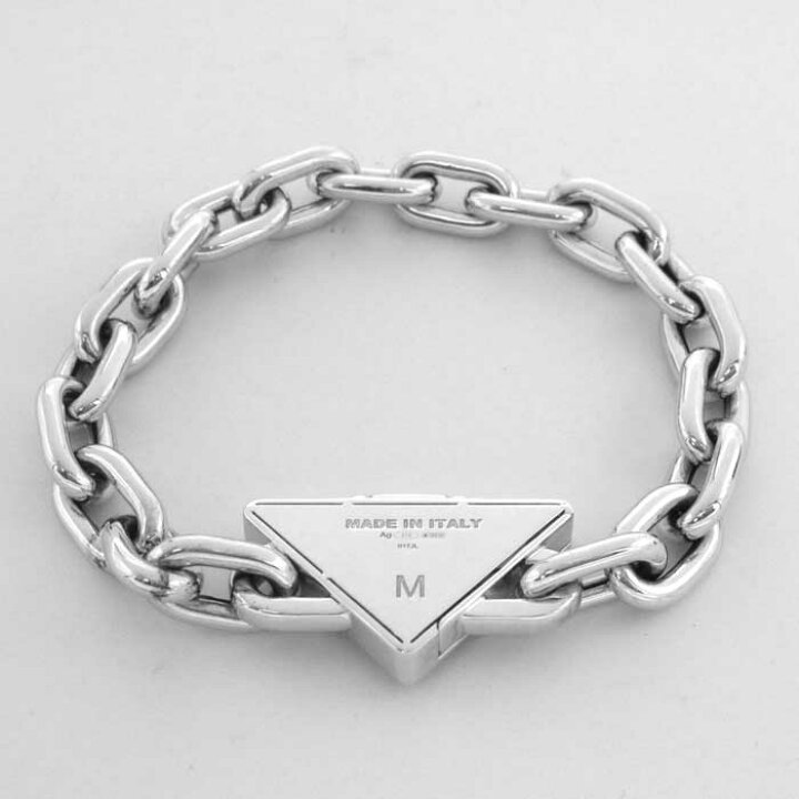 楽天市場】プラダ ブレスレット アクセサリー PRADA トライアングル  
