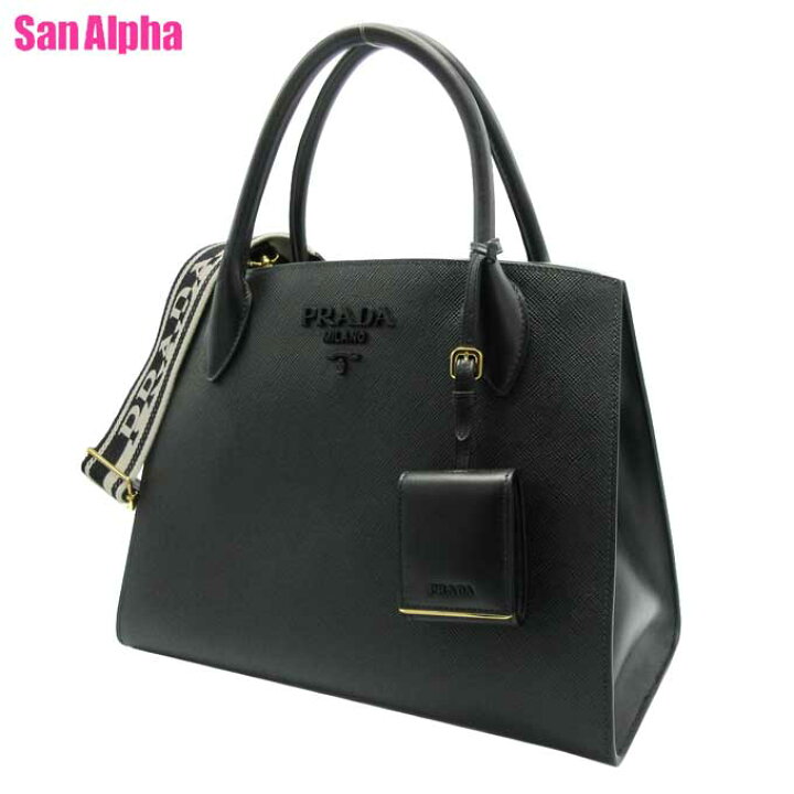 楽天市場】プラダ バッグ ハンドバッグ PRADA サフィアーノ レザー 