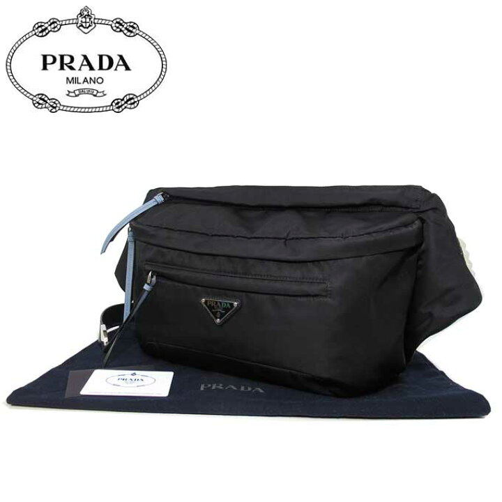 楽天市場 プラダ ショルダーバッグ ウエストポーチ レディース メンズ Prada 1bl014 ナイロン スタッズ ボディーバッグ アウトレット ギフト Sanalpha サンアルファ