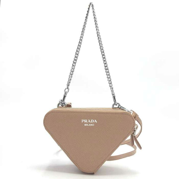楽天市場】プラダ バッグ ショルダー PRADA トライアングル ロゴ ミニ 